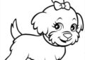 Little Puppy Coloring Pages