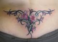 Lower Back Tattoos Design of Tulip Flower For WomenLower Back Tattoos Design of Tulip Flower For Women