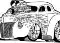 Muscle Car Coloring Pages For Kids