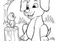 Puppy Coloring Pages Images
