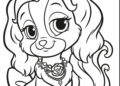 Puppy Coloring Pages Queen