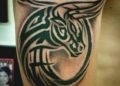 Taurus Tattoo For Men Tribal