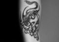 Taurus Tattoo of Tribal Bull For Men on Hand