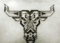 Taurus Tattoo on Chest For Men