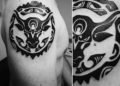 Tribal Taurus Tattoo For Men