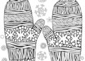 Winter Coloring Pages For Adult