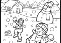 Winter Coloring Pages Image