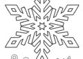 Winter Coloring Pages of Snow Flake