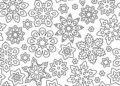 Winter Coloring Pages of The Snow Flake