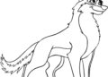 Anime Wolf Coloring Pages For Kids