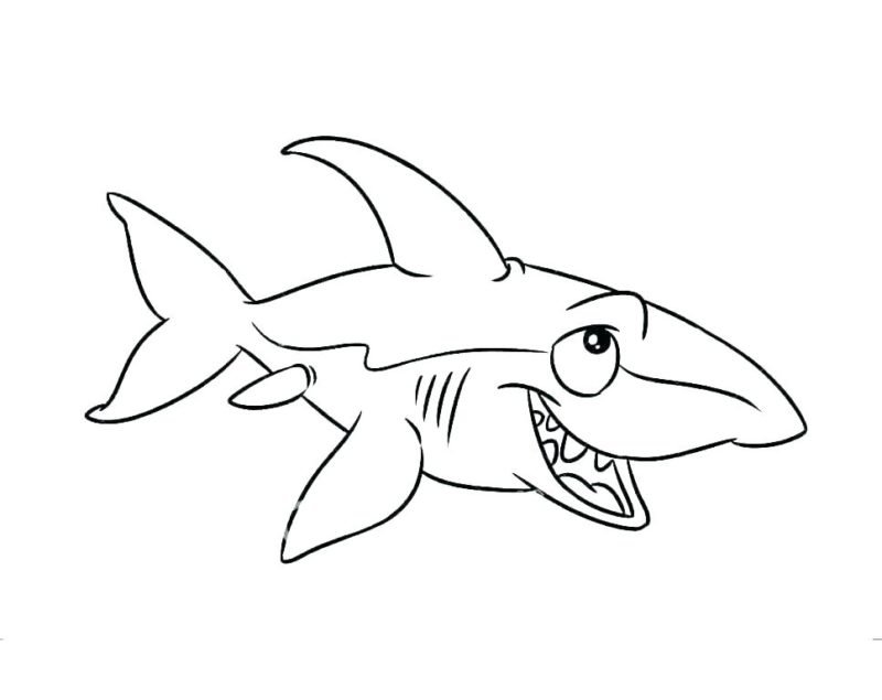 11 Best Baby Shark Coloring Pages For Kids - Visual Arts Ideas