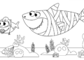 Baby Shark Coloring Pages Pictures