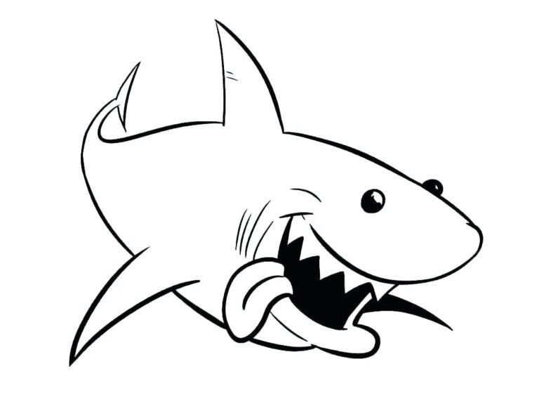 11 Best Baby Shark Coloring Pages For Kids - Visual Arts Ideas