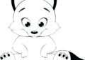 Baby Wolf Coloring Pages For Kids