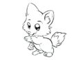 Baby Wolf Coloring Pages Images