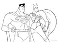 Batman and Superman Coloring Pages