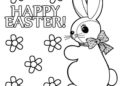 Bunny Coloring Pages For Easter Day