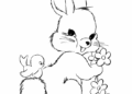 Bunny Coloring Pages Images For Kids