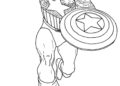 Captain America Coloring Pages Drawing Pictures