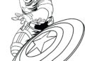 Captain America Coloring Pages For Kid