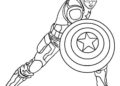 Captain America Coloring Pages For Kids