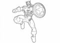 Captain America Coloring Pages Free Images