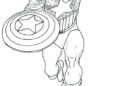 Captain America Coloring Pages Free Pictures