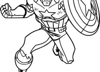 21 Best Captain America Coloring Pages - Visual Arts Ideas