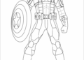 Captain America Coloring Pages Pictures