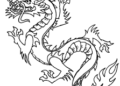 Chinese Dragon Coloring Pages For Kids