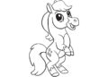 Cute Horse Coloring Pages Images