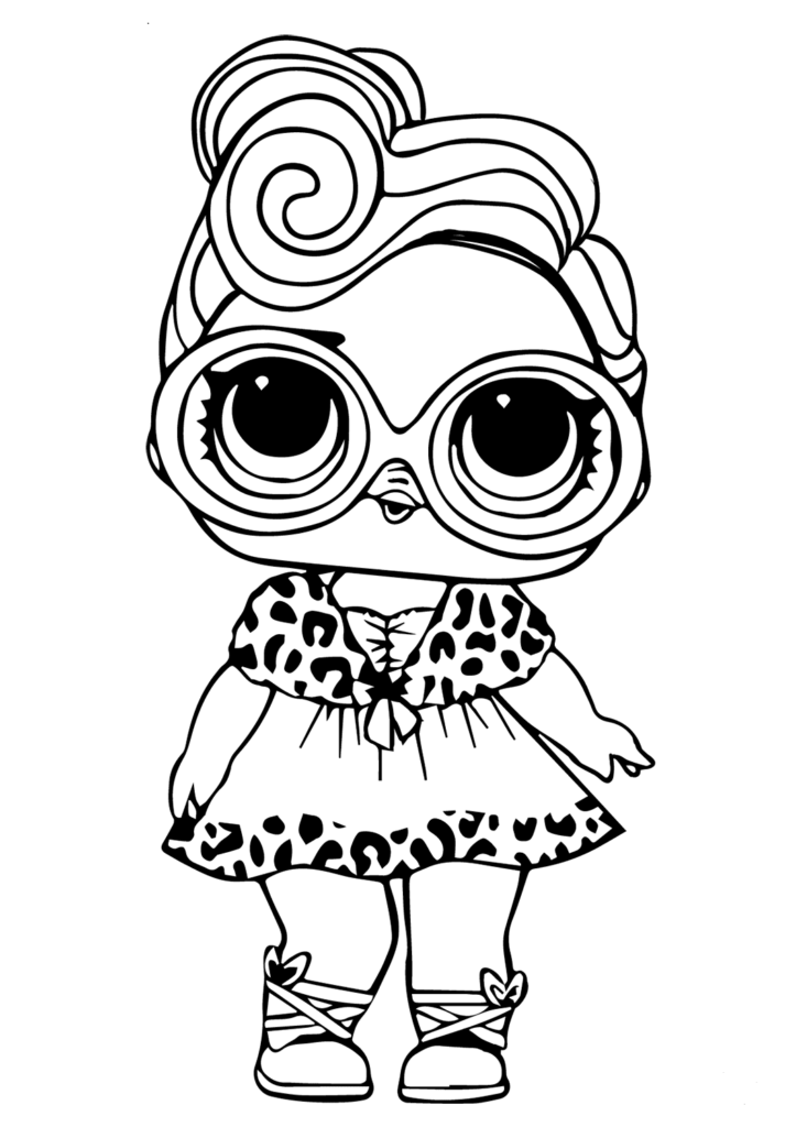 30 Lol Doll Coloring Pages For Kids Visual Arts Ideas