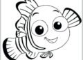 Dori Fish Coloring Pages For Kids