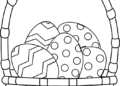 Easter Coloring Pages Basket