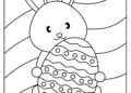 Easter Coloring Pages Bunny Printable