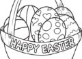 Easter Coloring Pages of Easter Basket
