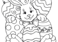 Easter Coloring Pages of Easter Bunny