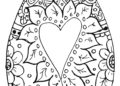 Easter Coloring Pages of Easter Egg