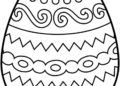 Easter Egg Coloring Pages Image