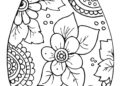 Easter Egg Coloring Pages Images