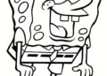 Easy Spongebob Coloring Pages