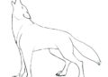 Easy Wolf Coloring Pages Images