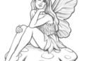 Fairy Coloring Pages Free Images