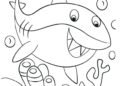 Fish Coloring Pages Shark