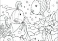 Fish Coloring Pages Underwater