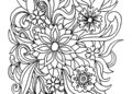 Flower Coloring Pages Free Printable