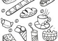 Food Coloring Pages For Kindergarten