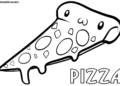 Food Coloring Pages Pizza