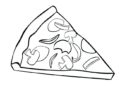 Food Coloring Pages Pizza For Kids