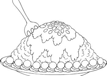 41 food coloring pages and how to introduce healthy food